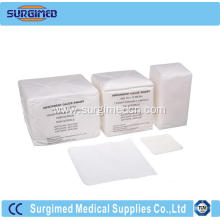 medical gauze swab cotton fold or unfold